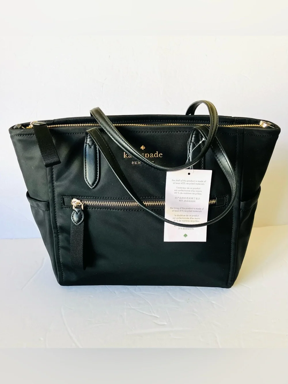 Kate Spade New York Chelsea Medium Satchel W/ Crossbody Strap New Nylon WKR00566